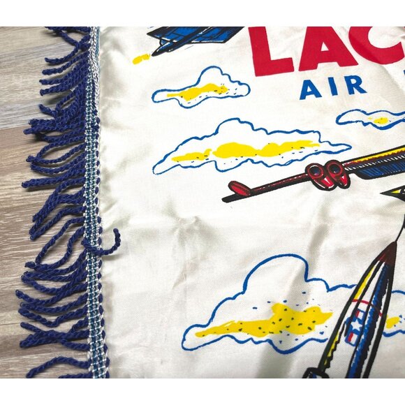 Vintage Lackland Air Force Base Pillow Cover Sweetheart Poem San Antonio TX - Picture 10 of 10